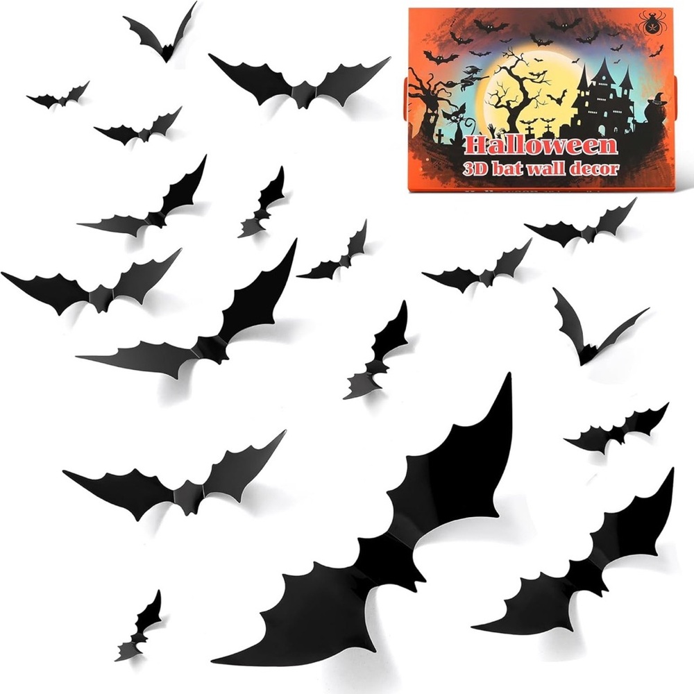 3D Bat Wall Decor
